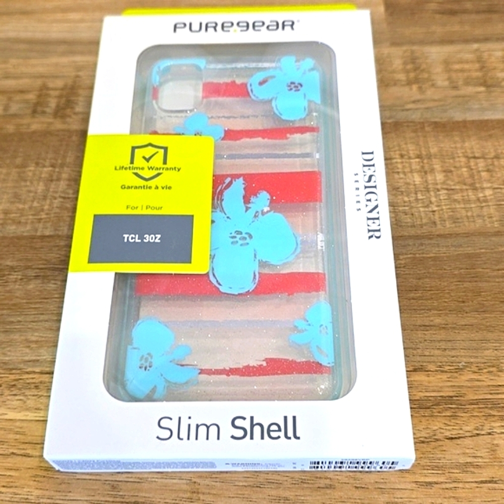 PureGear Slim Shell Case with Floral Design